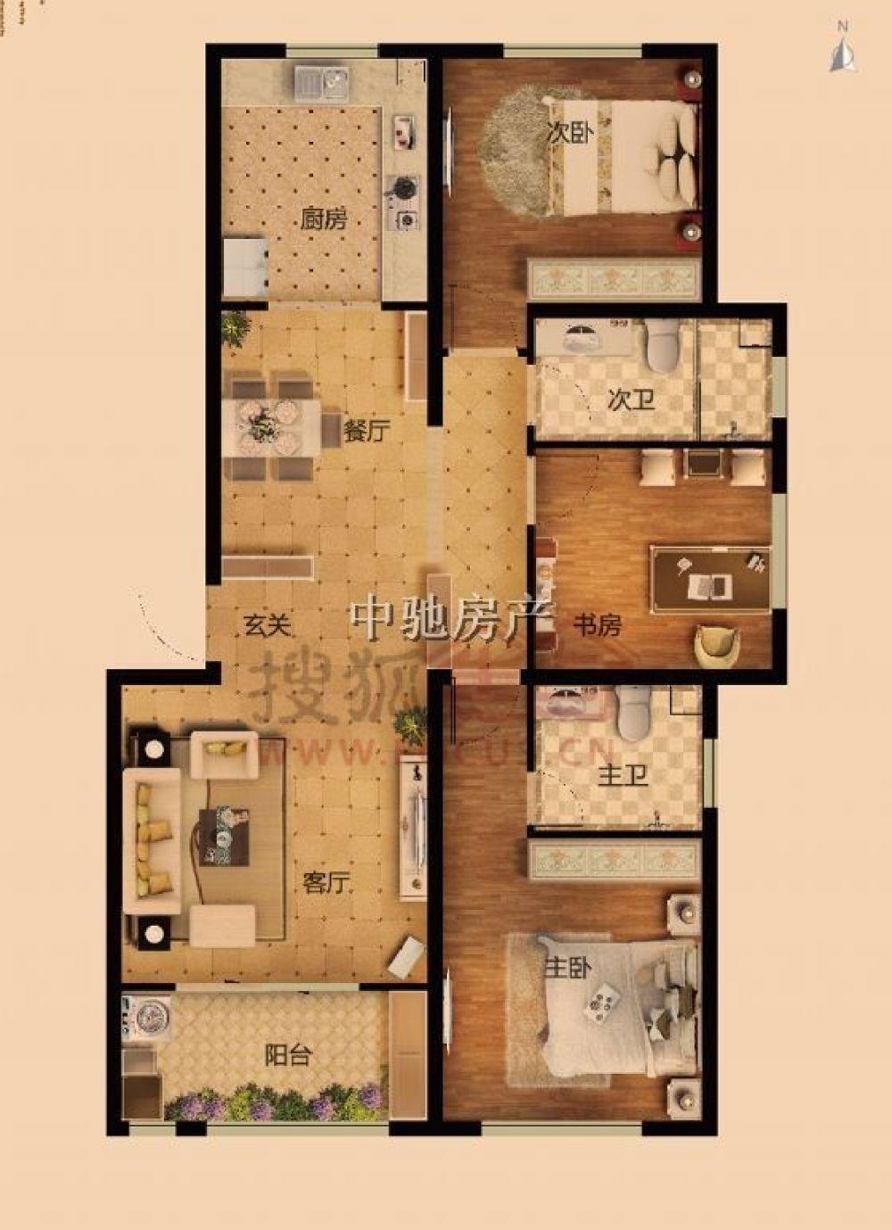 整租·建邦听海(东区)