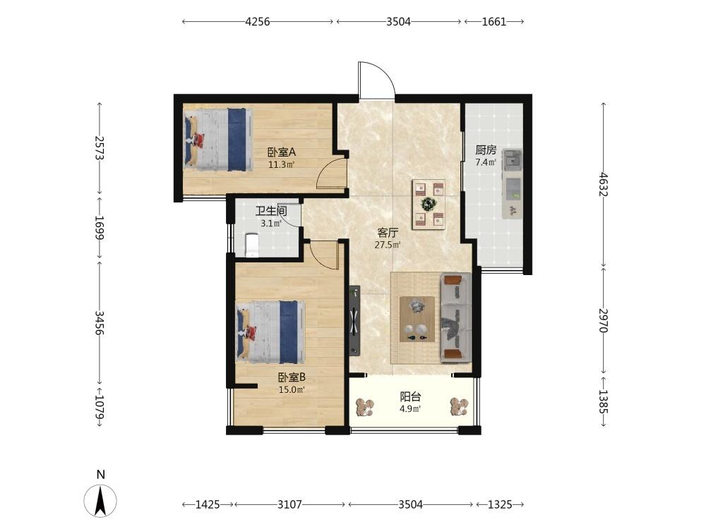 整租·恩祥新城(北大华府A区)