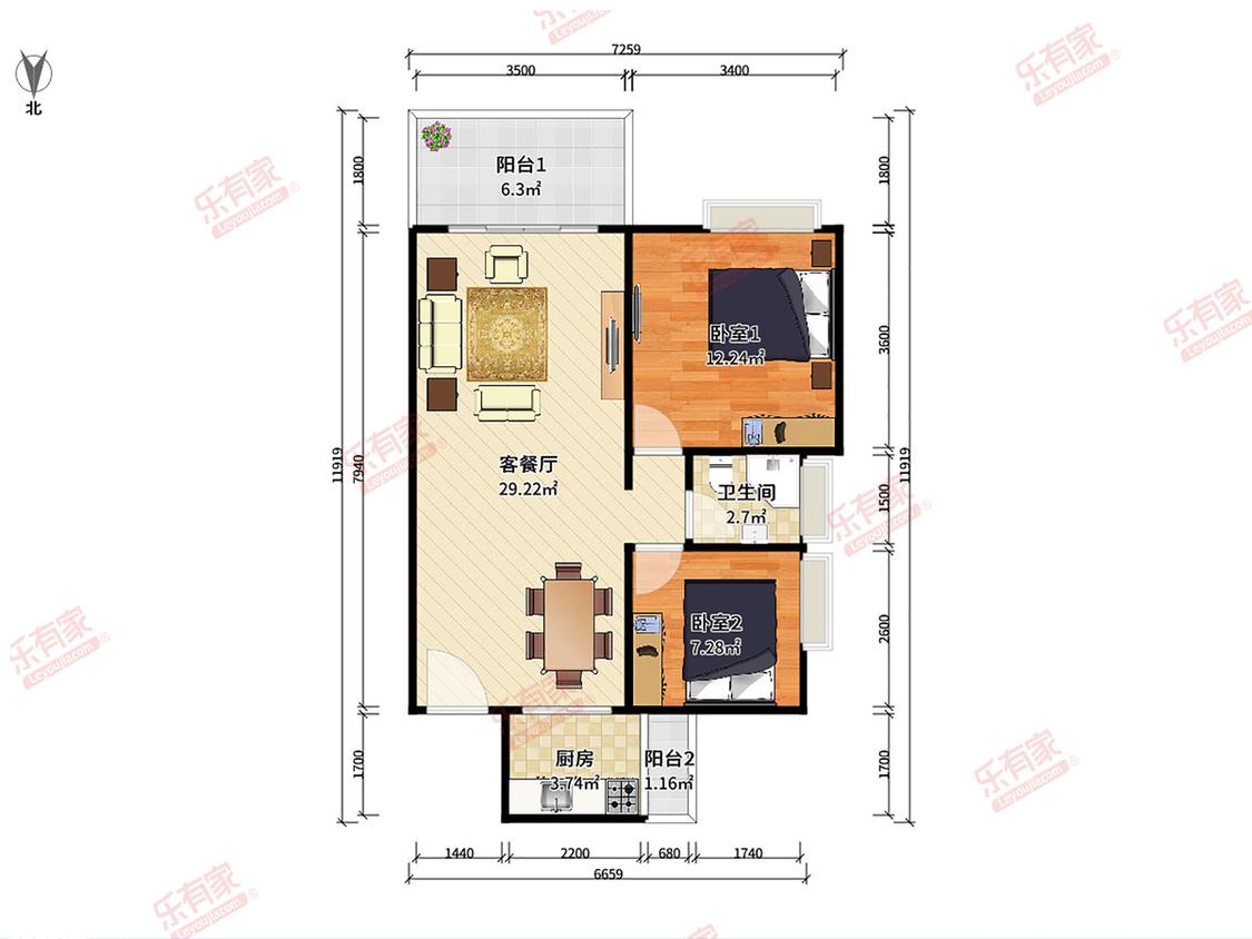 整租·裕龙君汇