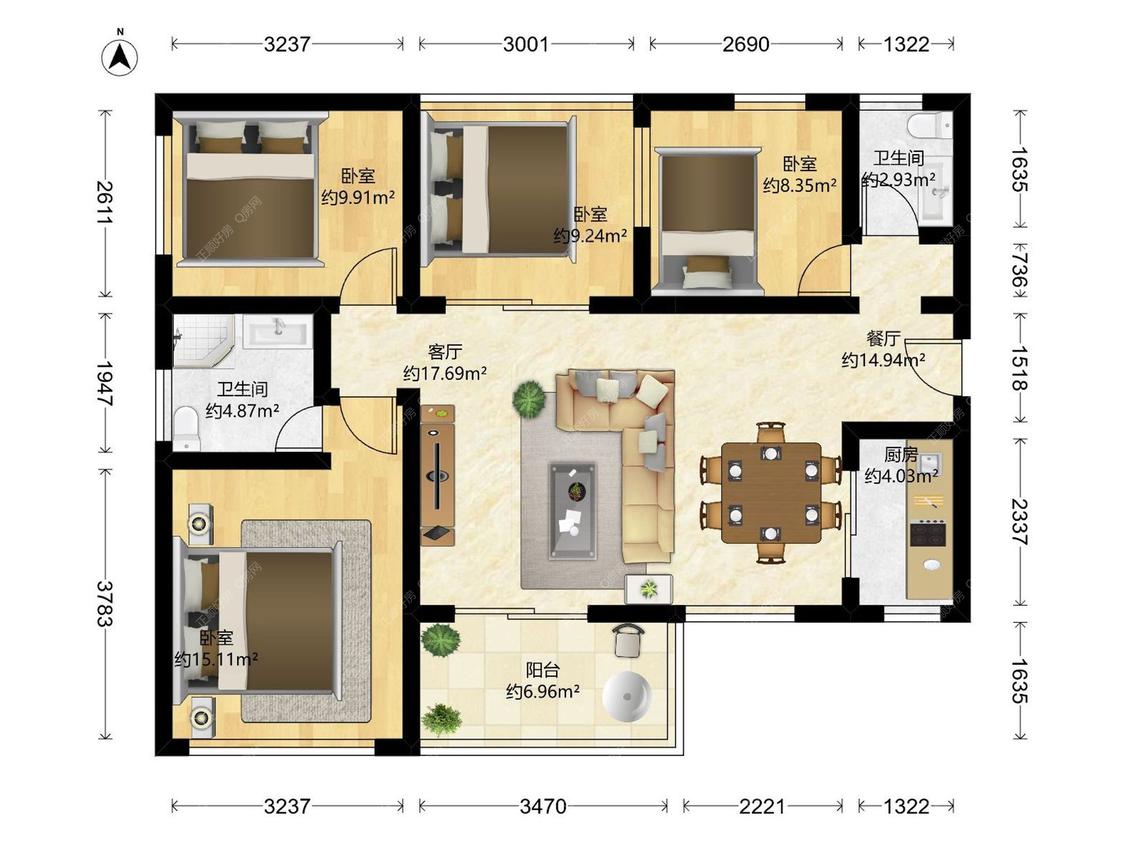 整租·金域华府