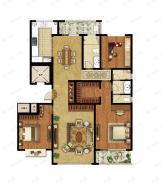 恩马墅院3室2厅2卫户型图