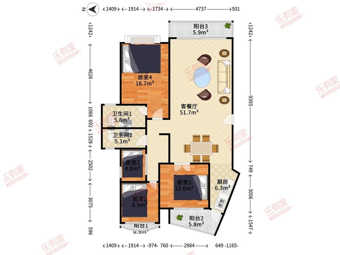 整租·万科温馨家园