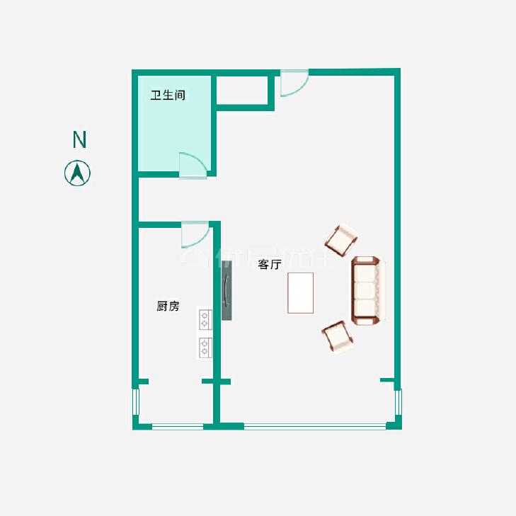 合租·育新花园(北里)