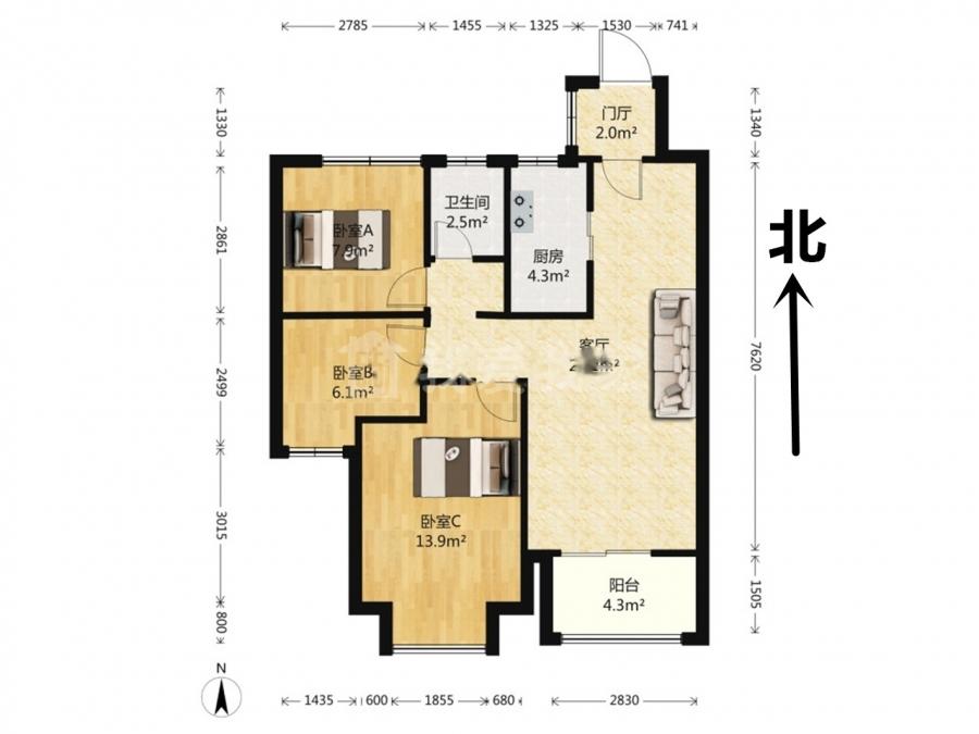 整租·海峡城云玺湾