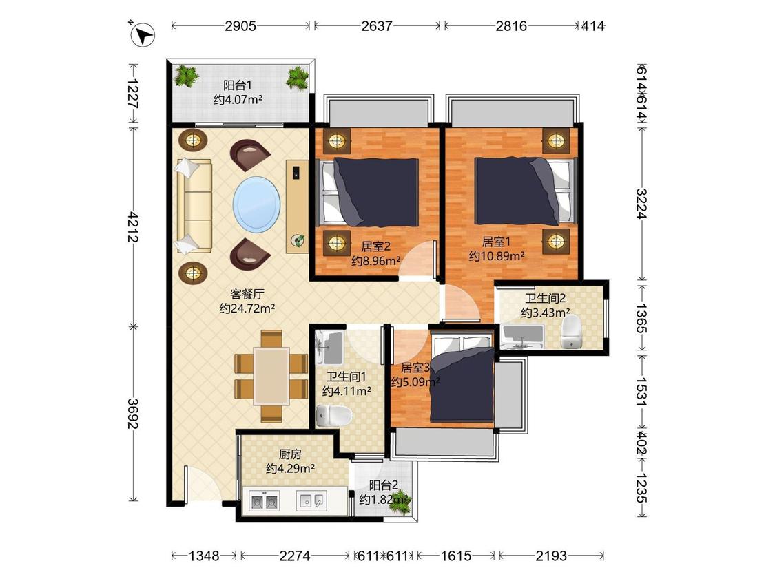 整租·龙光玖悦台