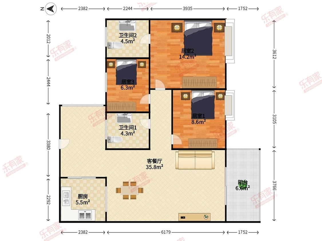整租·顺景蔷薇山庄