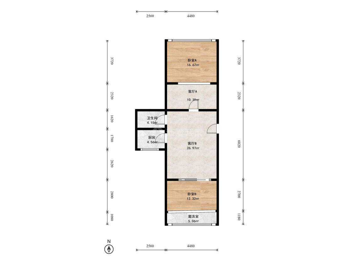 整租·城建兴捷物业公司七号院
