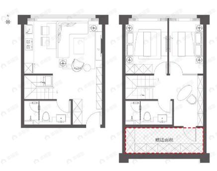 IFC国际金融中心3室2厅2卫户型图