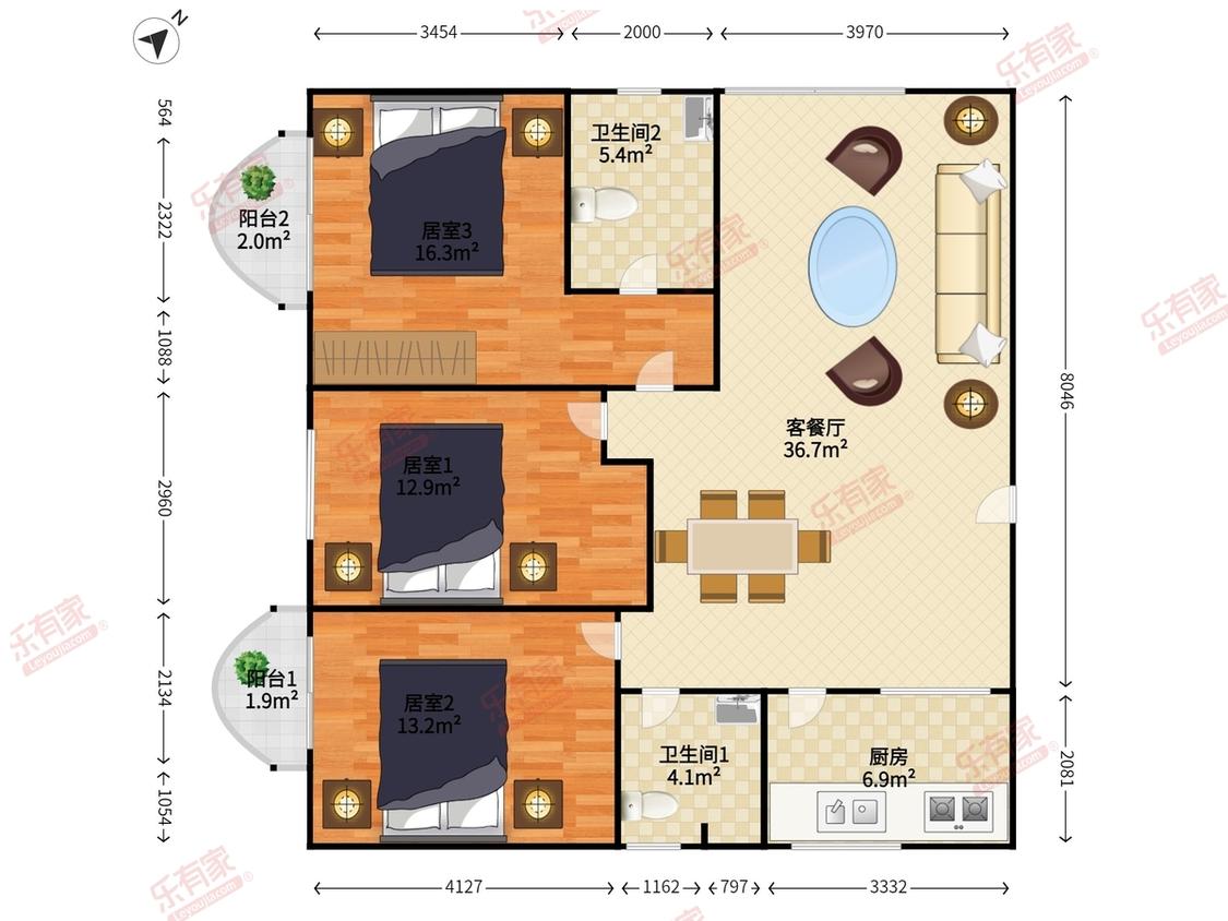 整租·天明花园B区