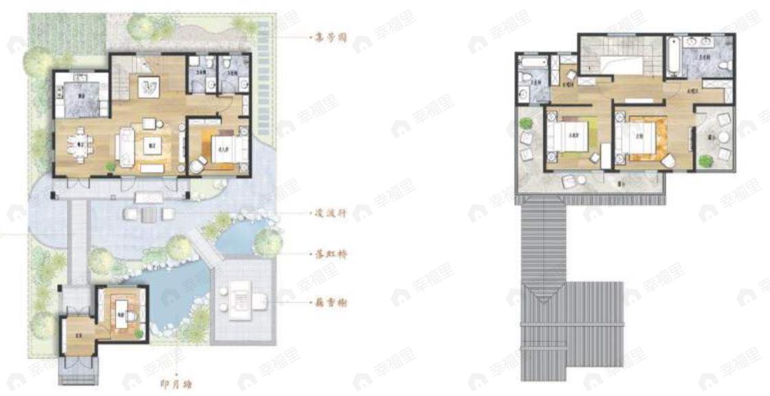 天泰桃花源4室2厅4卫户型图