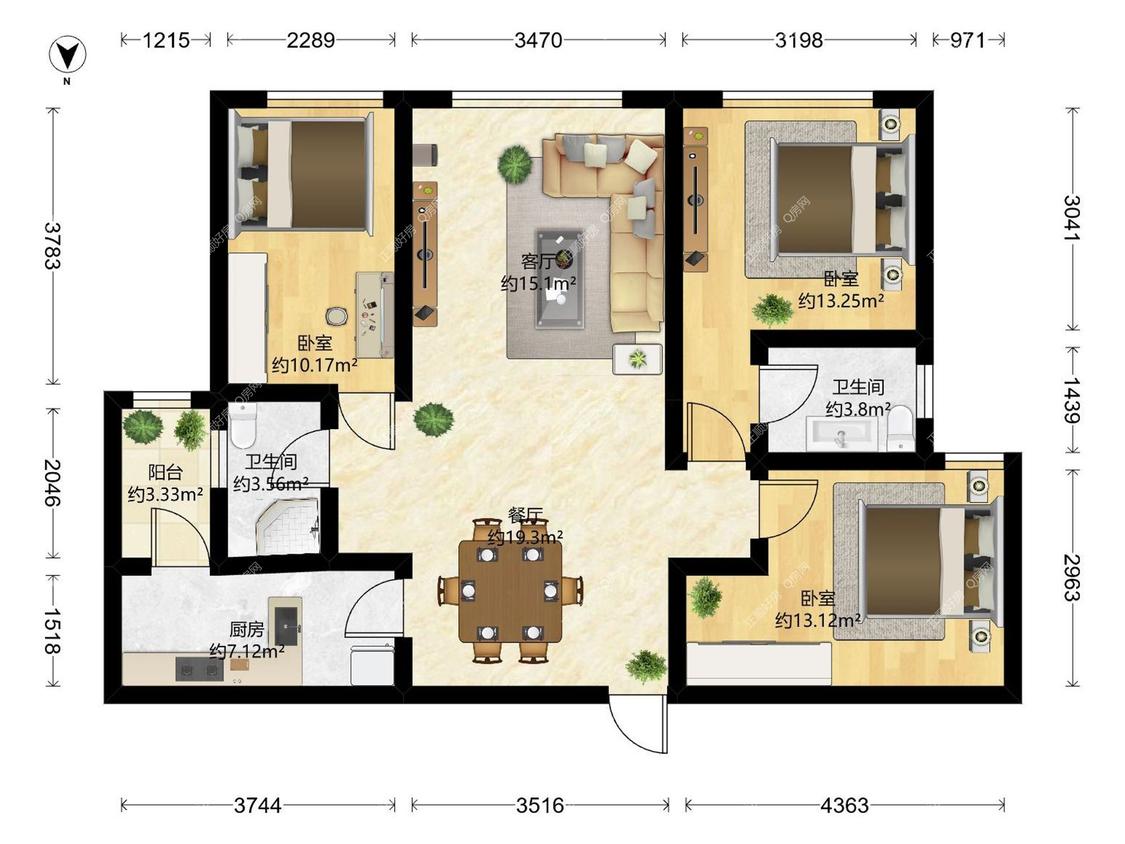 整租·中海名钻