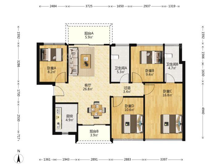 整租·龙光玖云熙园