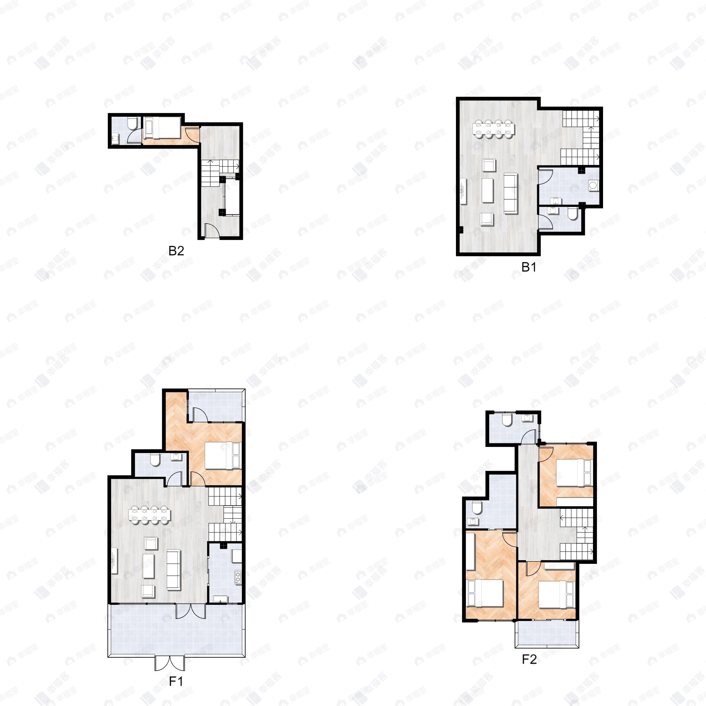 5室2厅5卫建面163平东南户型图