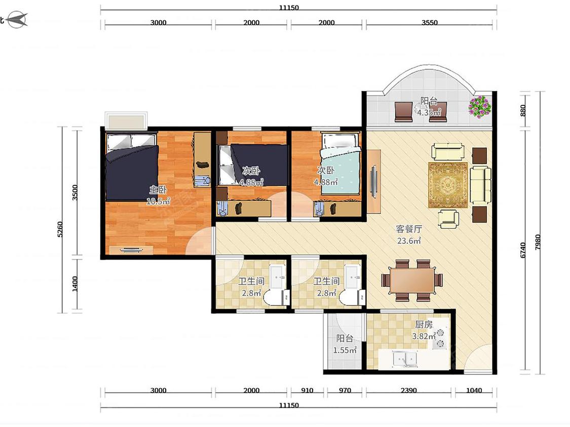 整租·太阳新城