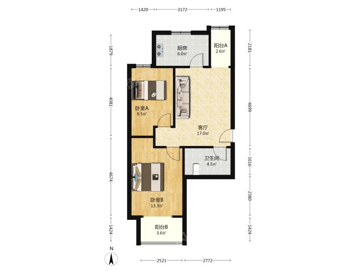 整租·长风国兴小区