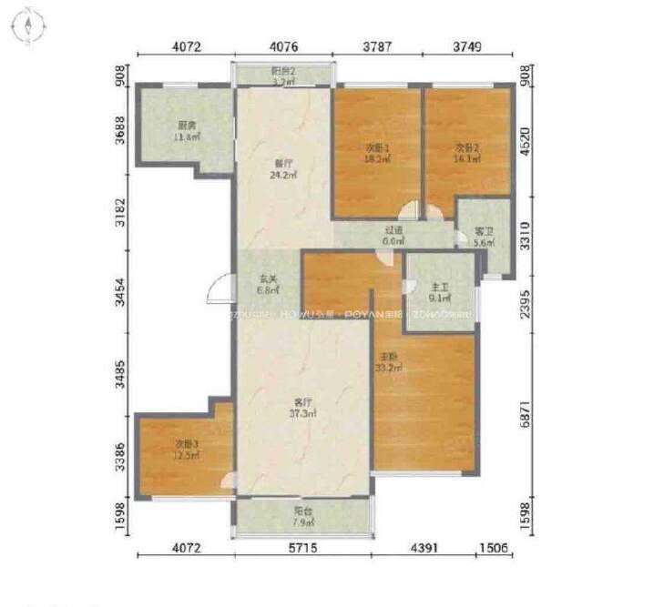 整租·恒大天玺(一期)