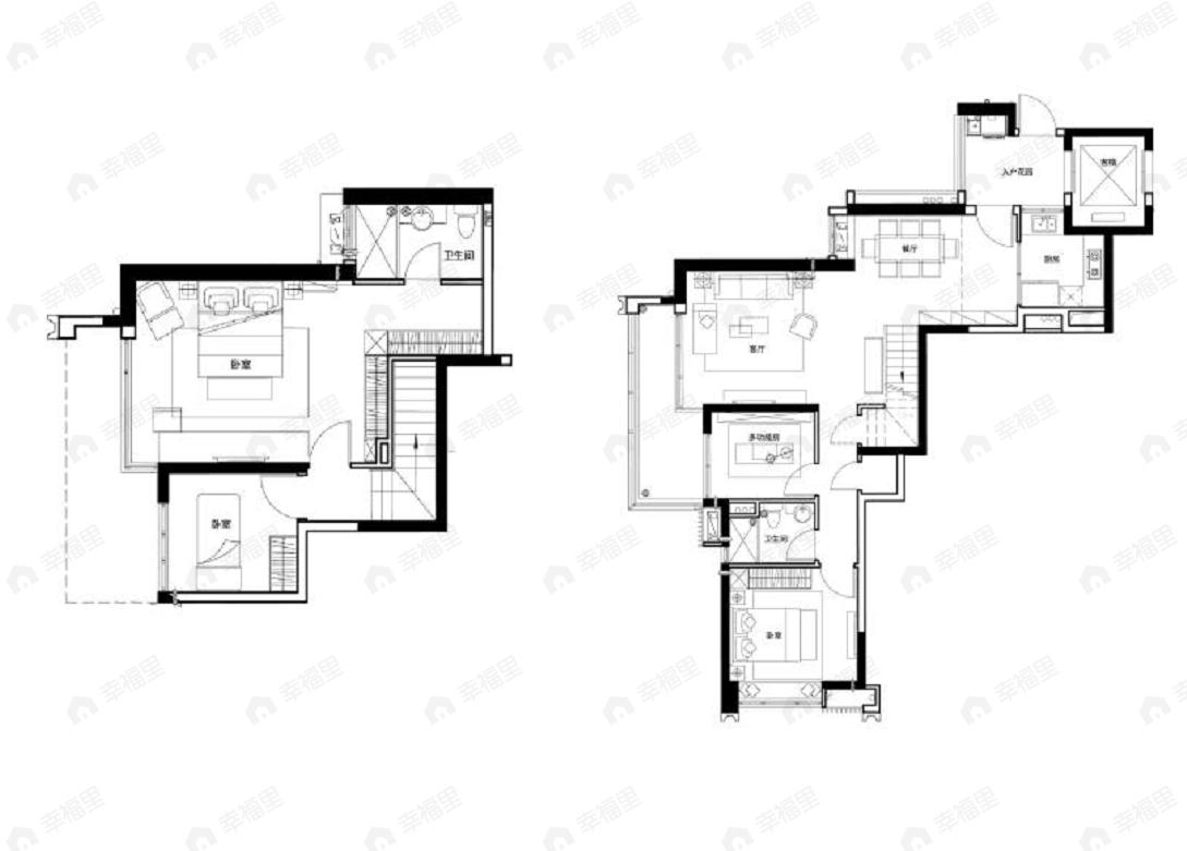 保利和光晨樾4室2厅2卫户型图