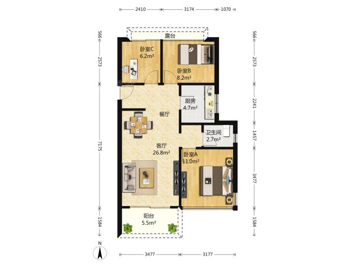 整租·万科西庐(一期)