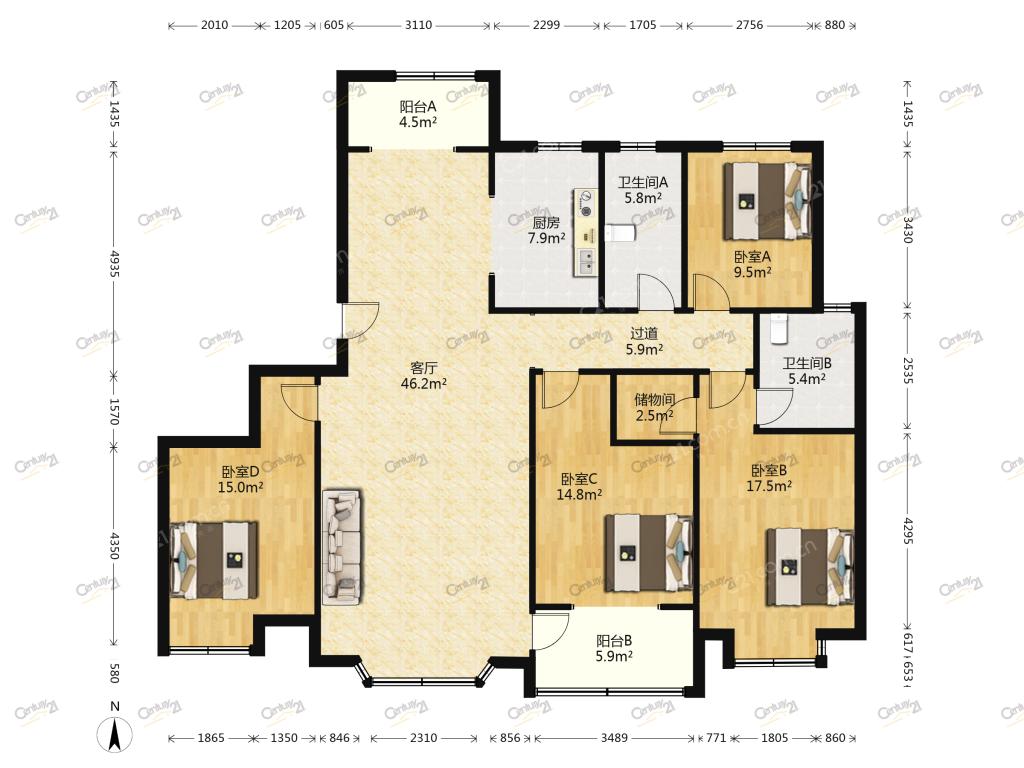 整租·陕建翠园锦绣