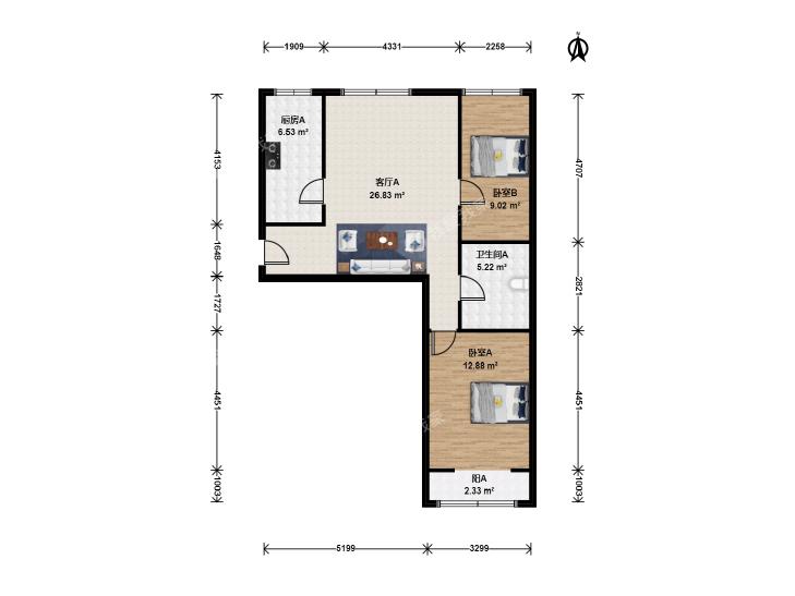 整租·丽泽景园