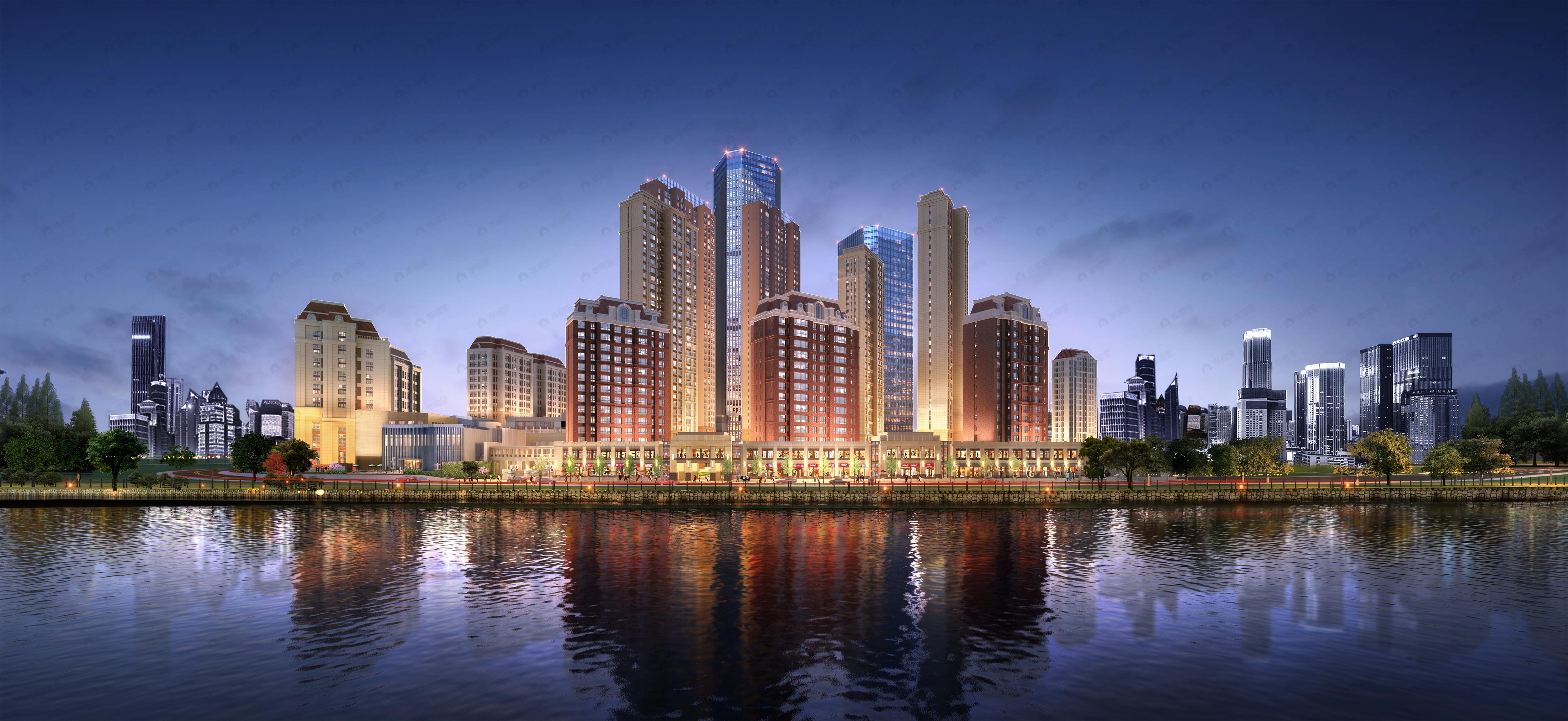 首创天阅海河效果图