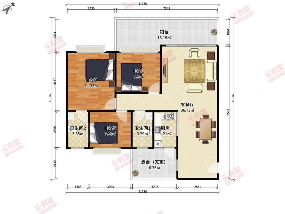 整租·外海翡翠华府