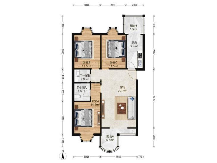 整租·靓景明居