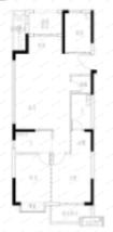 3室2厅2卫建面105平户型图