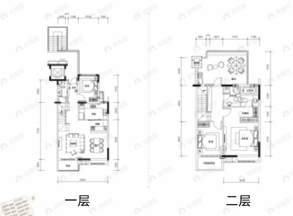 绿地新里海玥公馆3室2厅3卫户型图