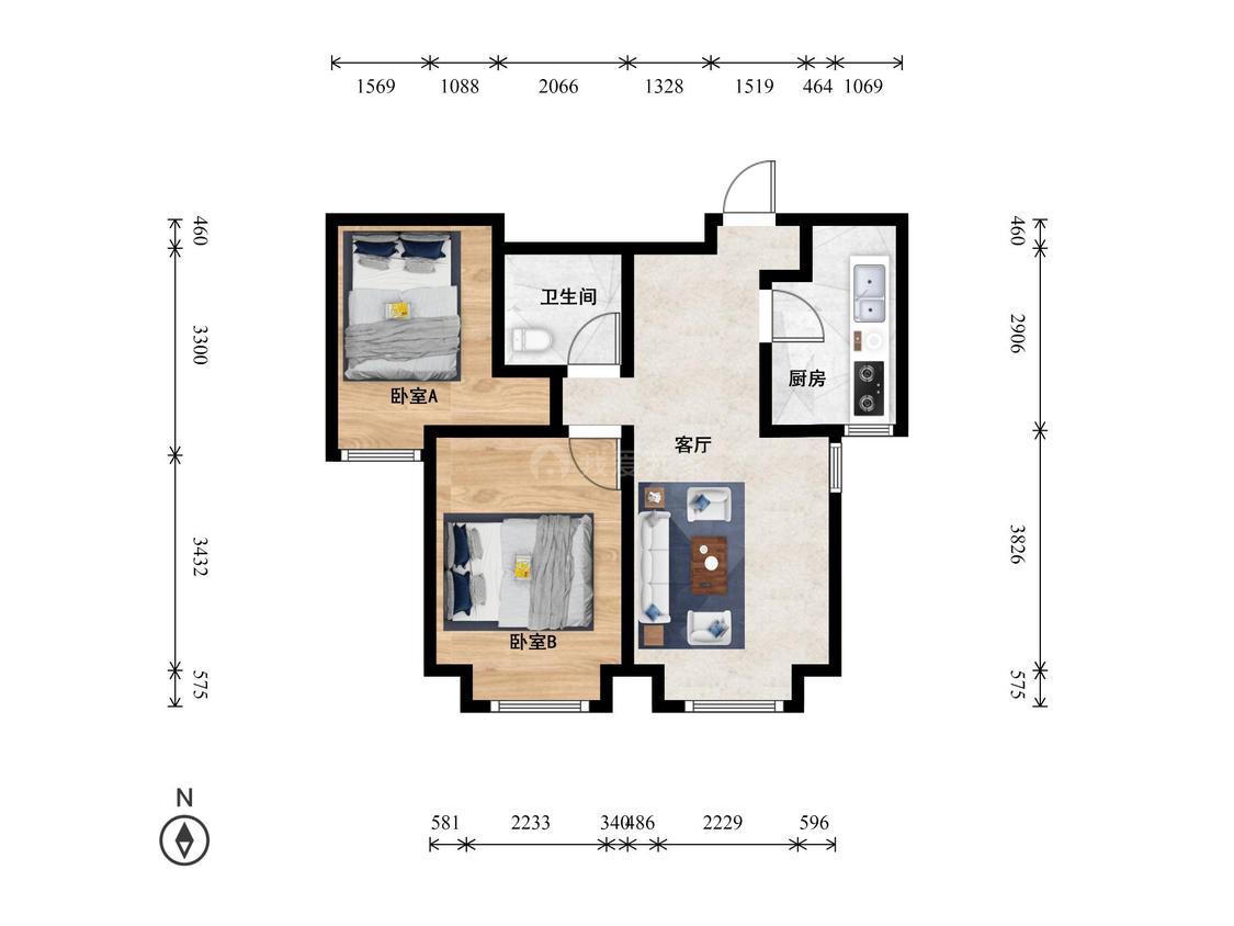 整租·昌平泰禾拾景园(二三期)