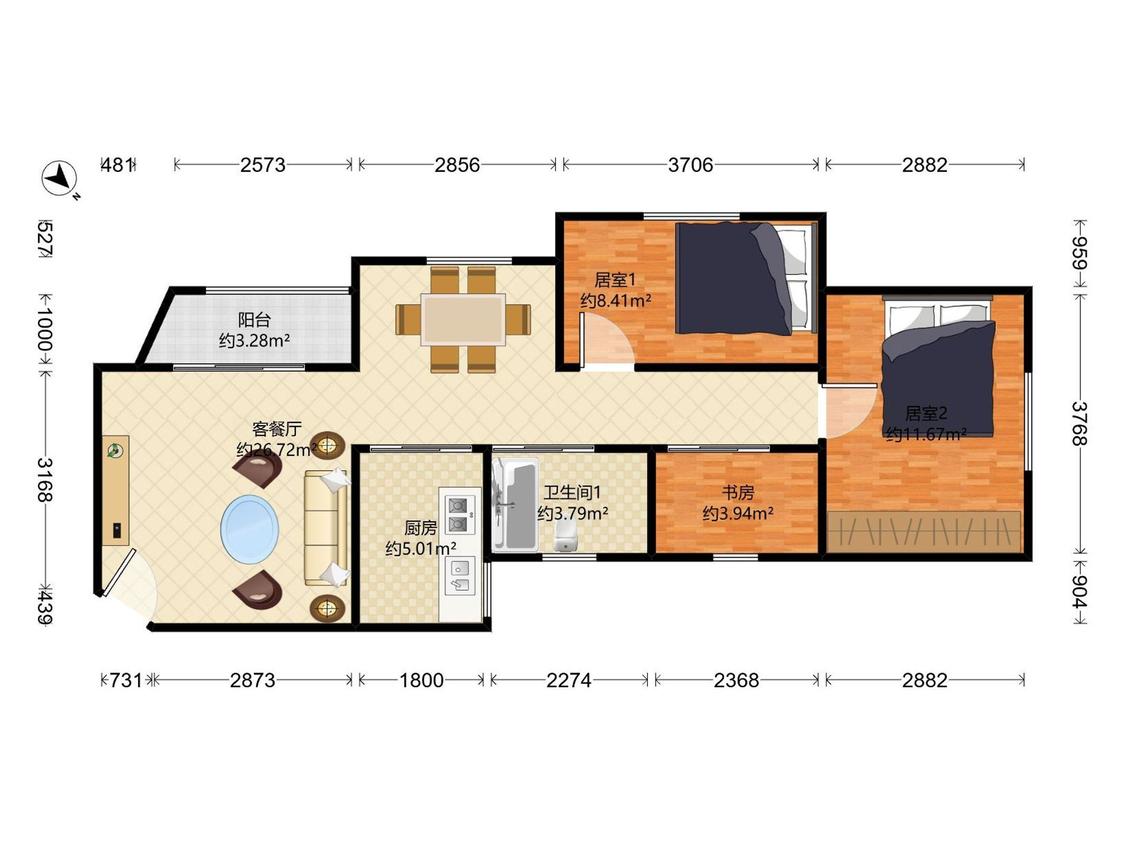 整租·百花公寓