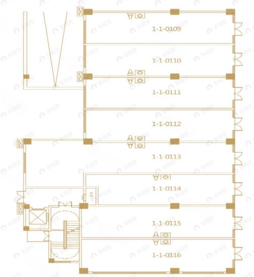 久悦里1室1厅1卫户型图