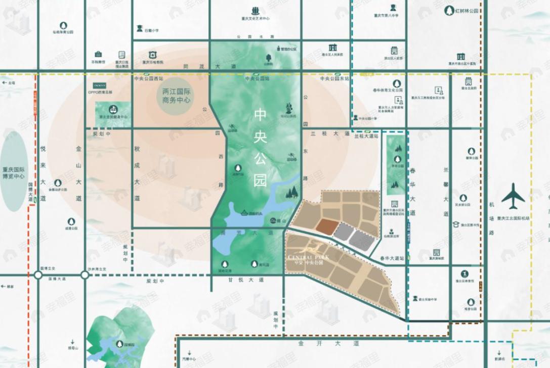 中交中央公园效果图