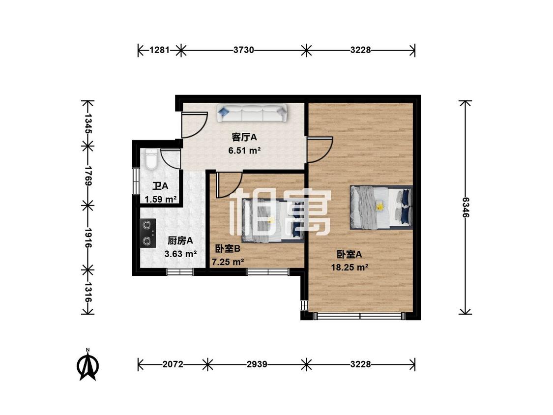 整租·车道沟南里
