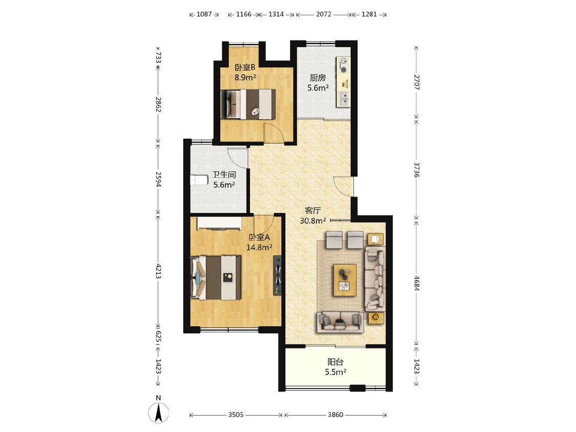 整租·天鹅湖花园