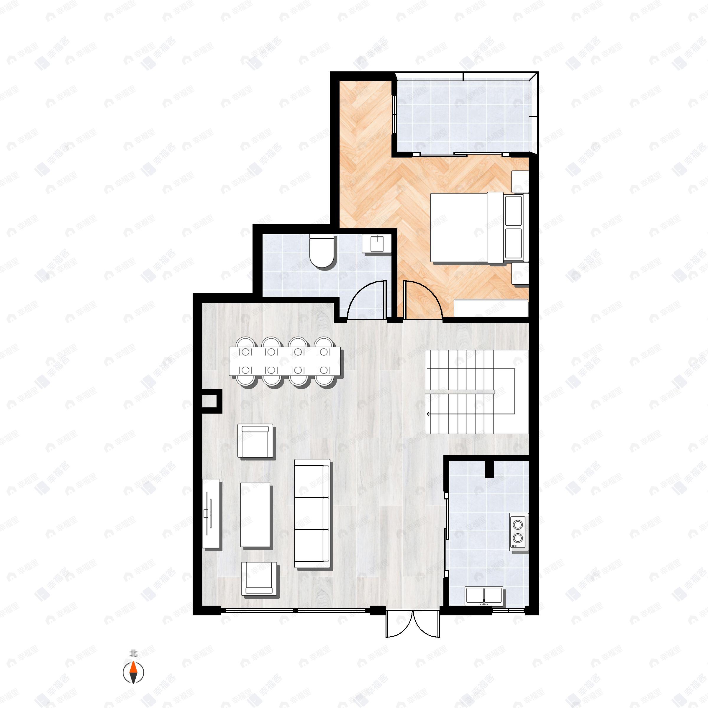 融信海月江潮4室2厅3卫户型图
