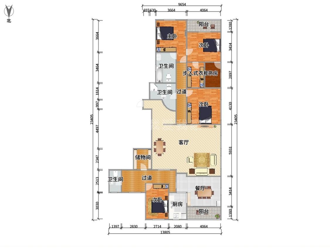 整租·万科城市花园(一区)