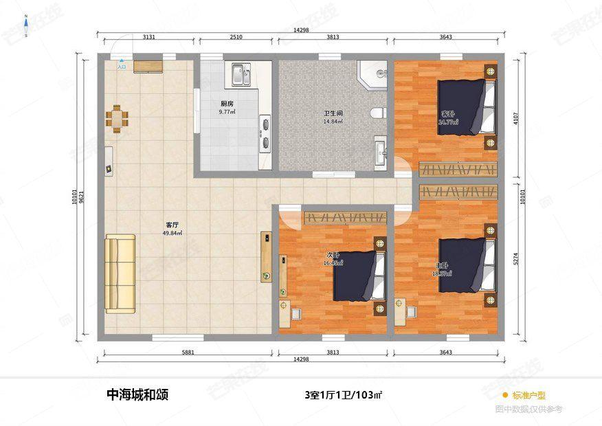 整租·中海城(和颂)