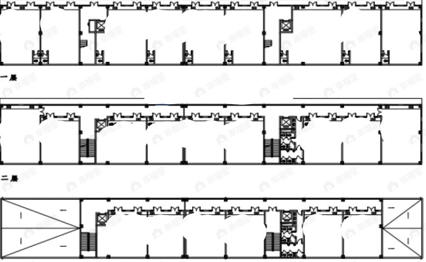 1室1厅建面113m²北户型图