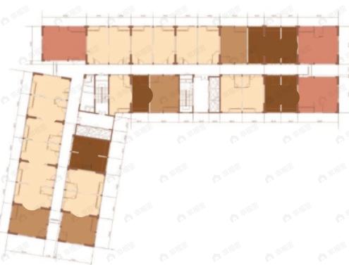 1室1厅建面37平户型图