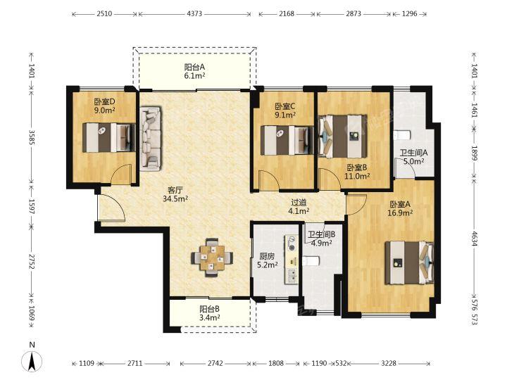 整租·碧桂园君临壹品