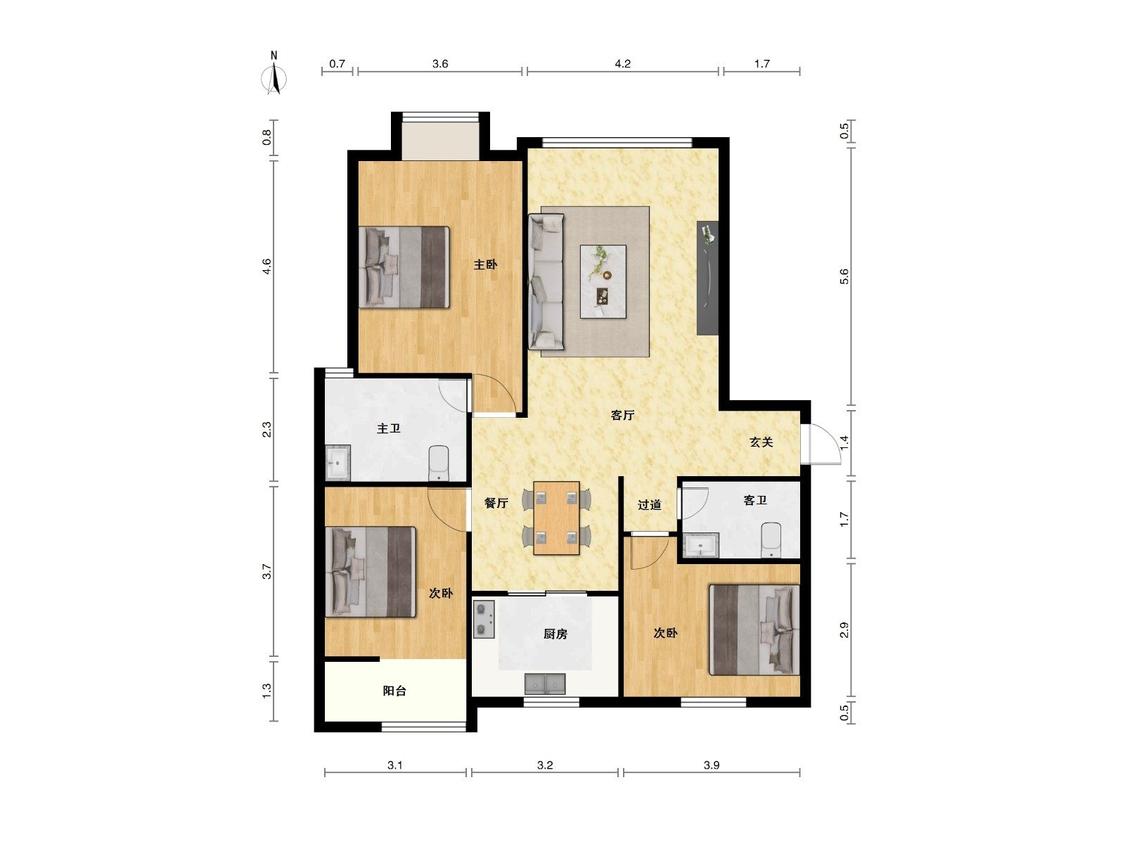 整租·华益茗筑同和园