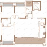 北辰悦来壹号3室2厅2卫户型图