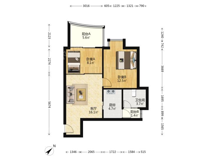 整租·汇港名苑