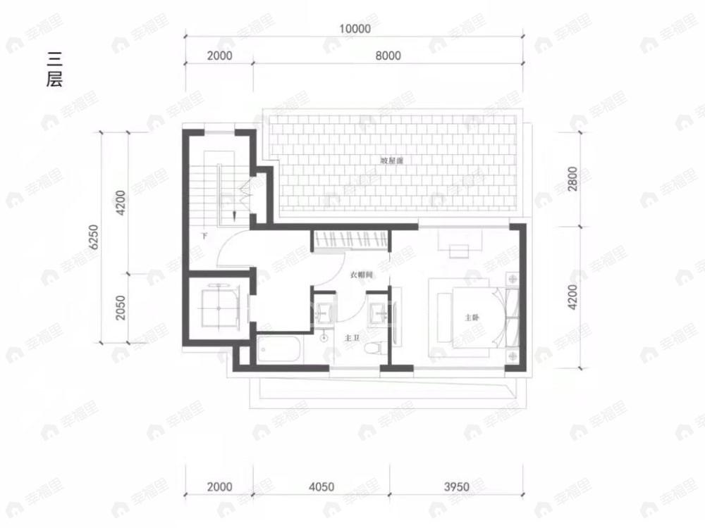 远洋源山春秋3室2厅3卫户型图