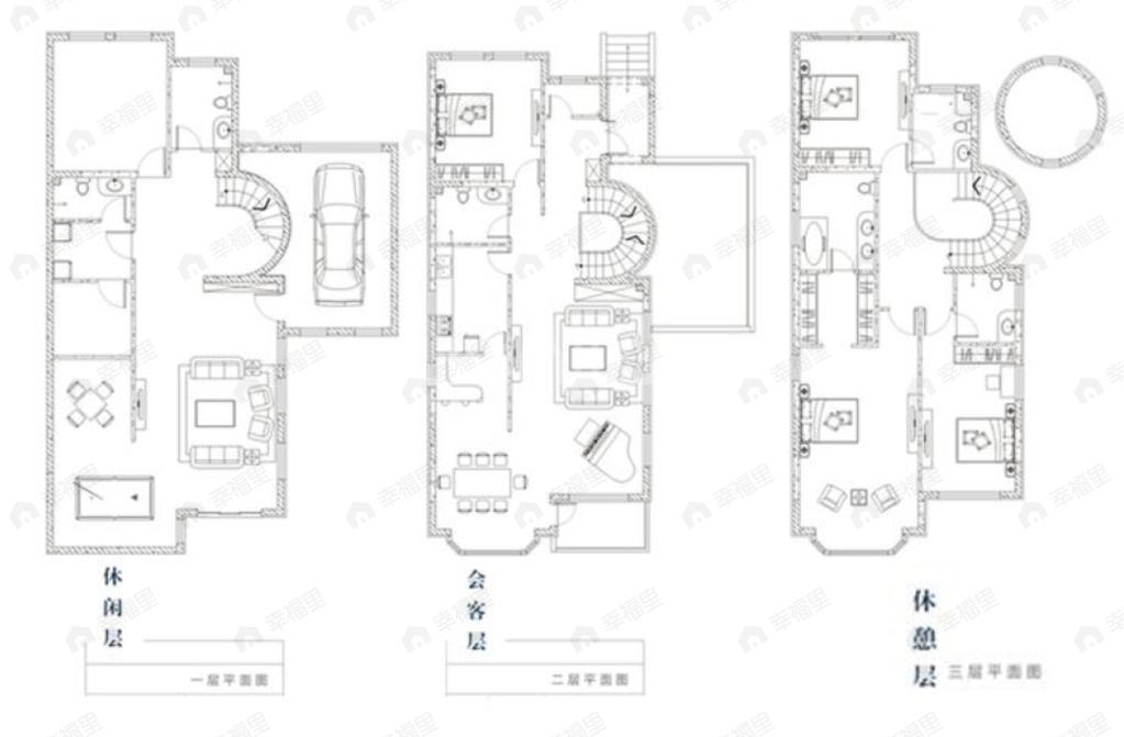 北京半岛5室3厅6卫户型图