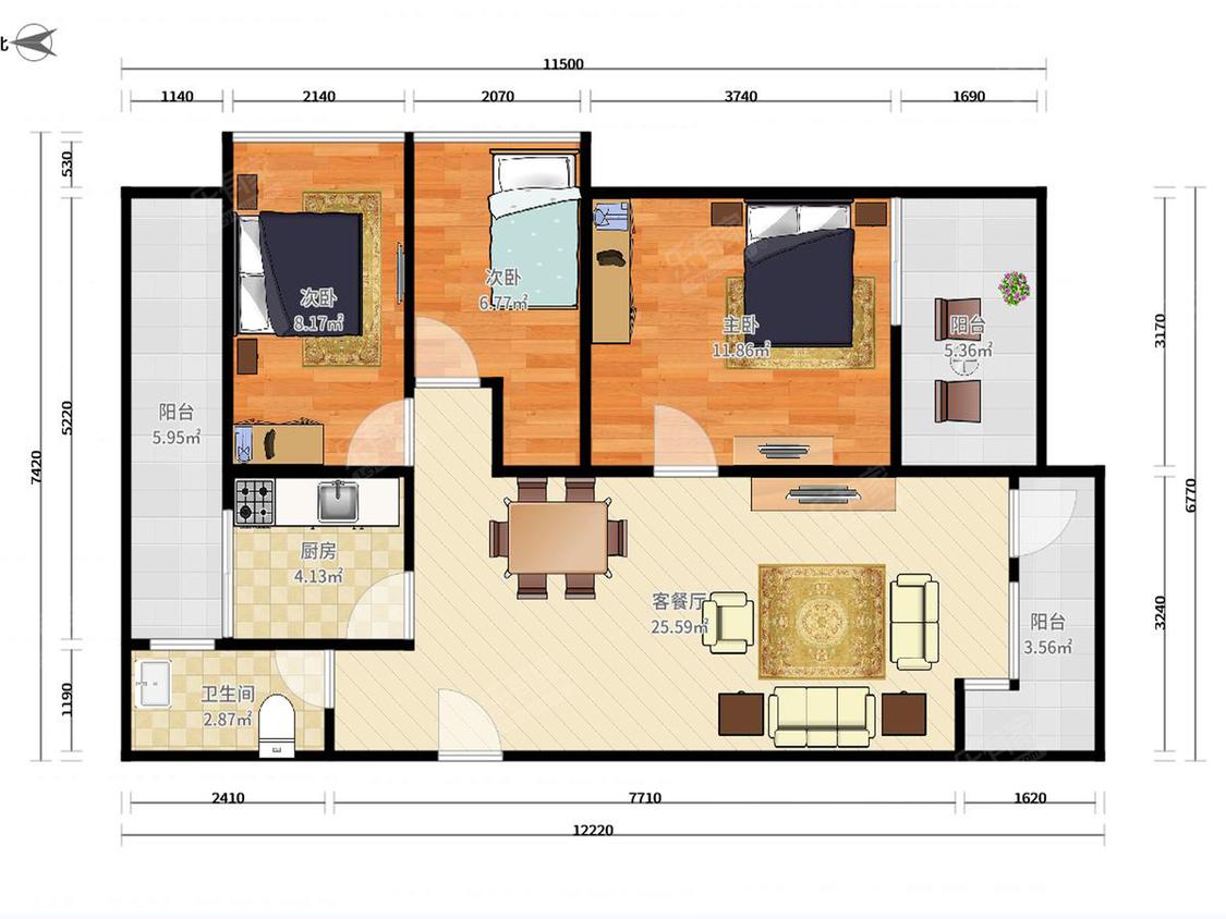整租·联城美园