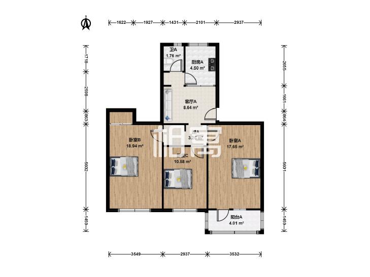 合租·中国科学院黄庄小区