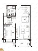 4室3厅3卫建面147平南|北户型图