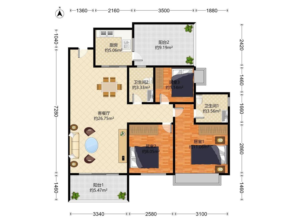 整租·幸福天禧